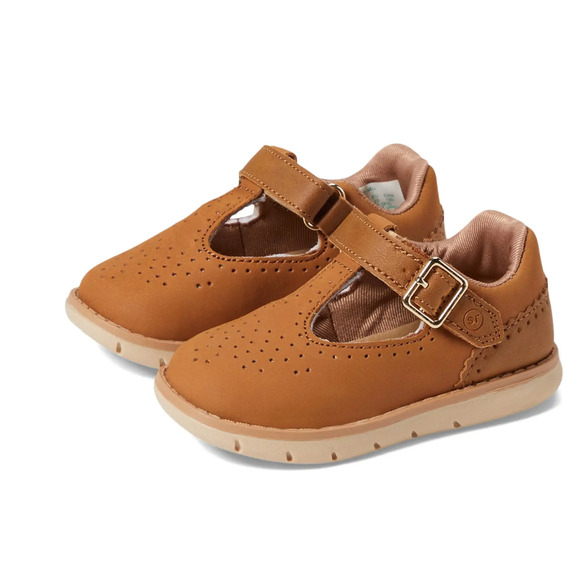 Stride Rite Girls SRT Nell Hazel Mary Jane Flats 10 Toddler Shoes Brown NIB - Picture 1 of 11
